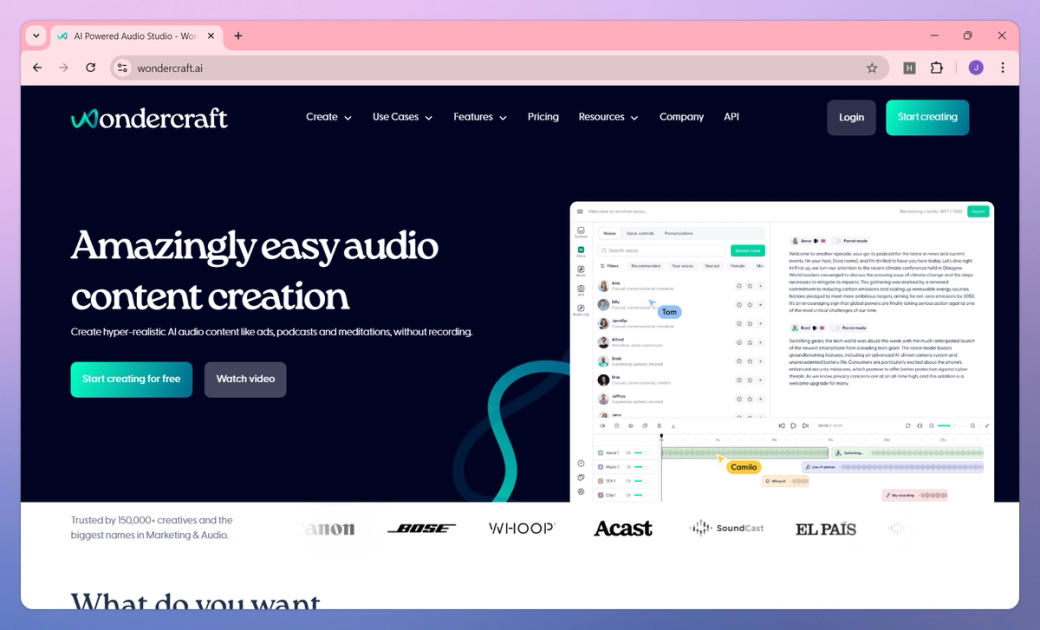 Wondercraft Features, Pricing, and Alternatives | AI Tools