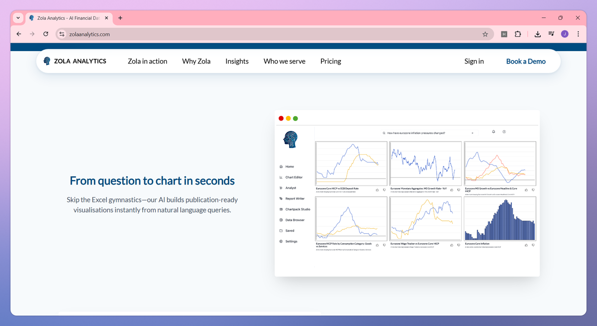 Zola Analytics screenshot #3