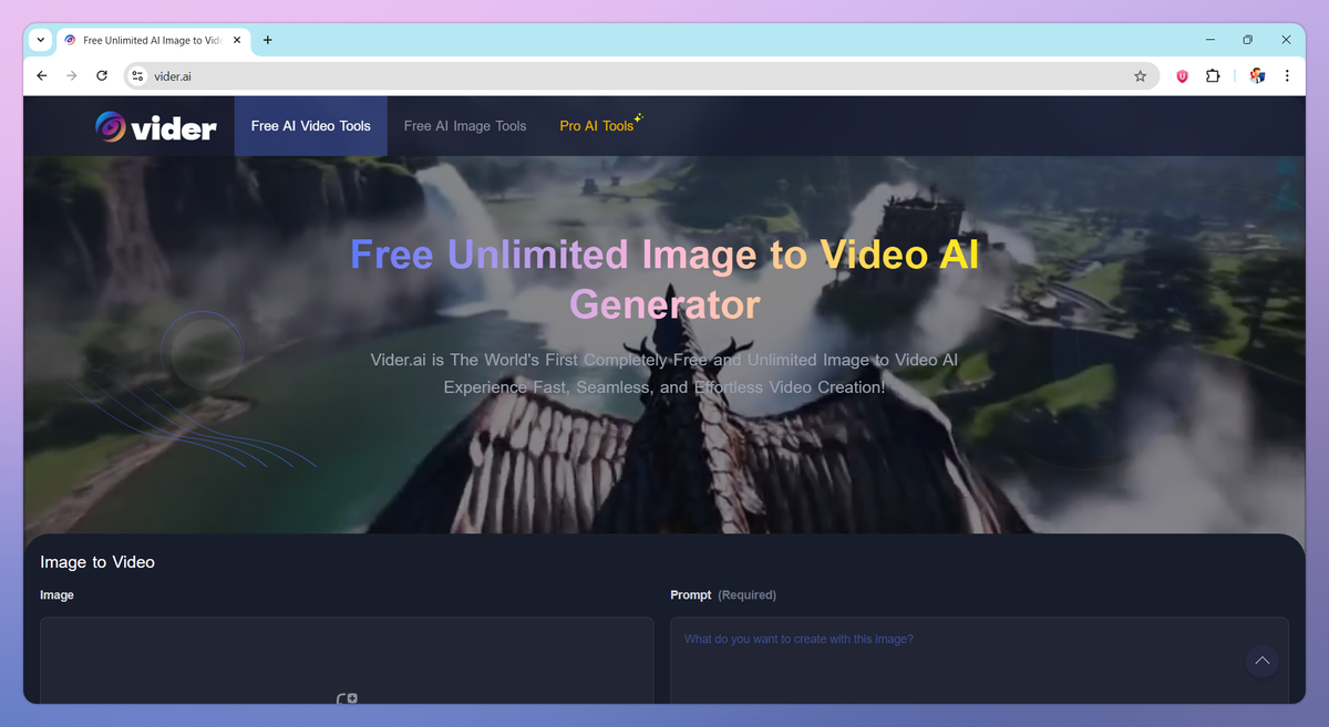 Vider.ai screenshot #1