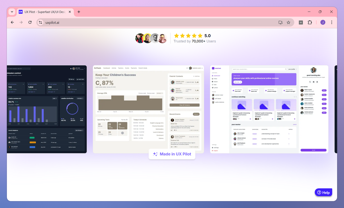 UX Pilot screenshot #2