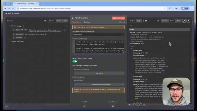 Veo 3 narrative writer