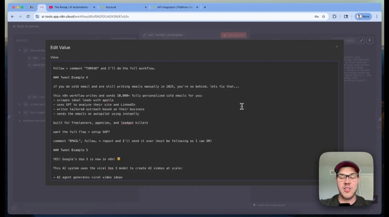 Tweet examples for prompt