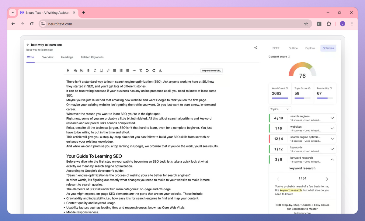 NeuralText screenshot #2