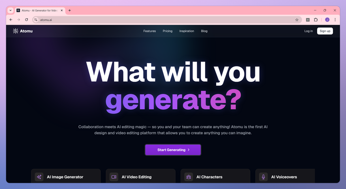 Atomu screenshot #1