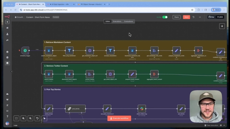 AI news data ingestion intake