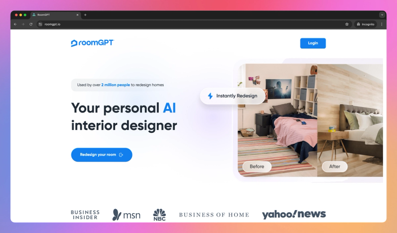 RoomGPT product screenshot