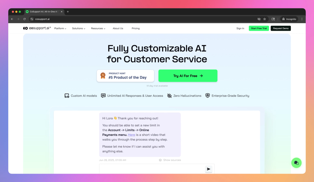 CoSupport AI screenshot #1