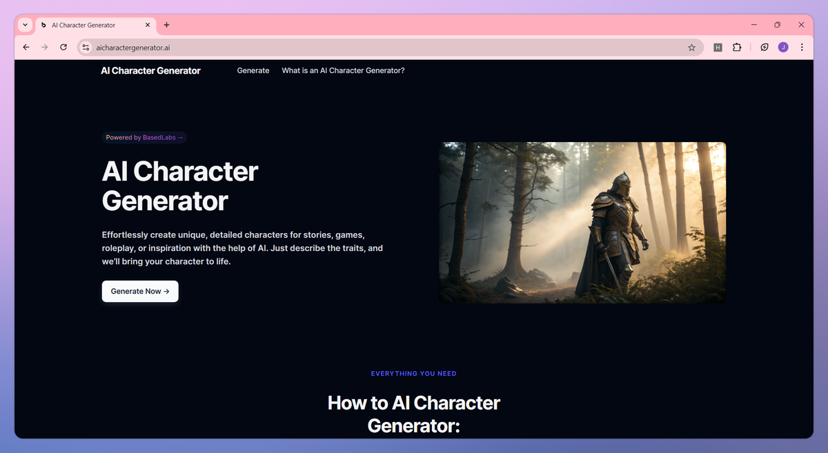 AI Character Generator screenshot #1