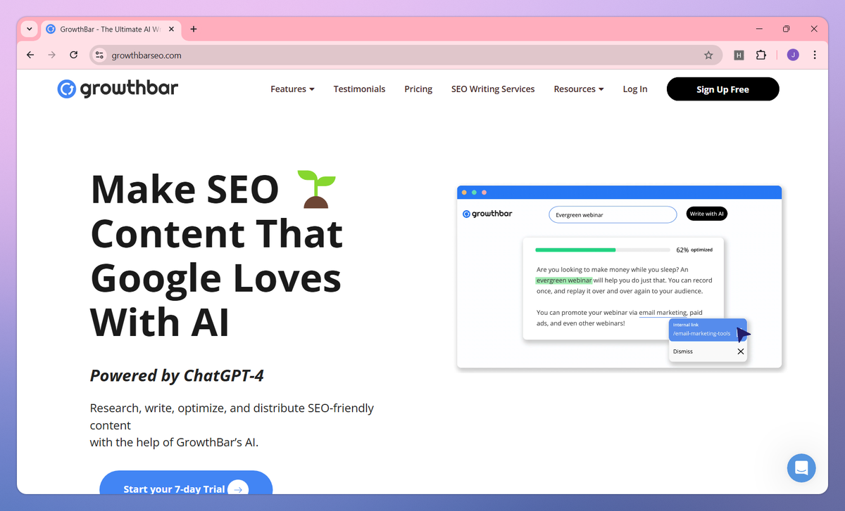 GrowthBar screenshot #1
