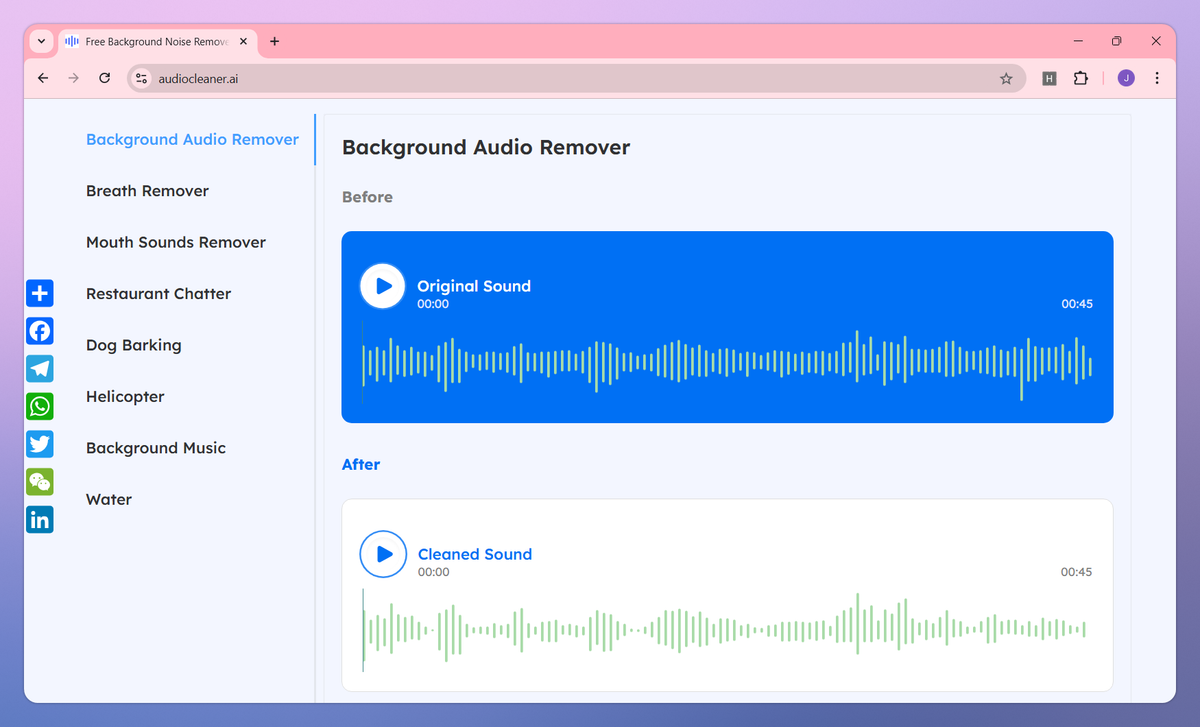 Audio Cleaner AI screenshot #2