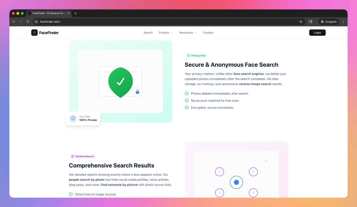 FaceFinder screenshot #2