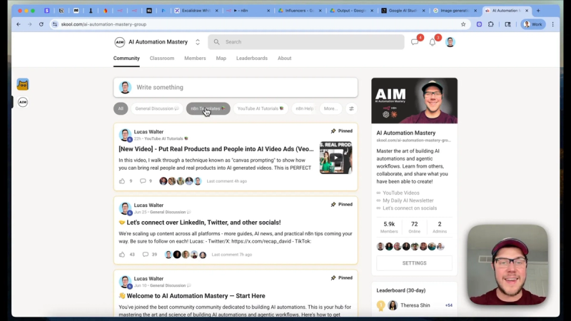 AI Automation community n8n template