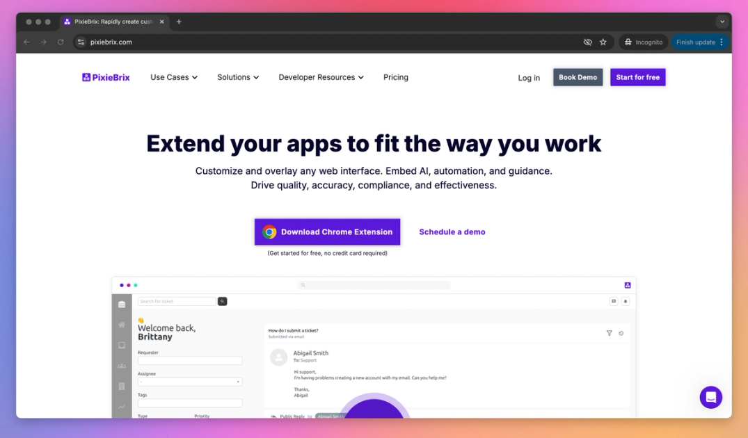PixieBrix Features, Pricing, and Alternatives | AI Tools