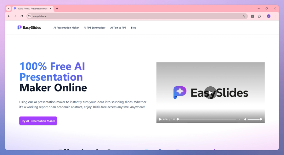 EasySlides Features, Pricing, and Alternatives | AI Tools