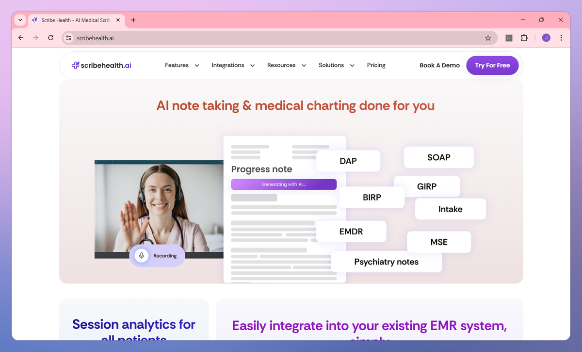 Scribe Health screenshot #2
