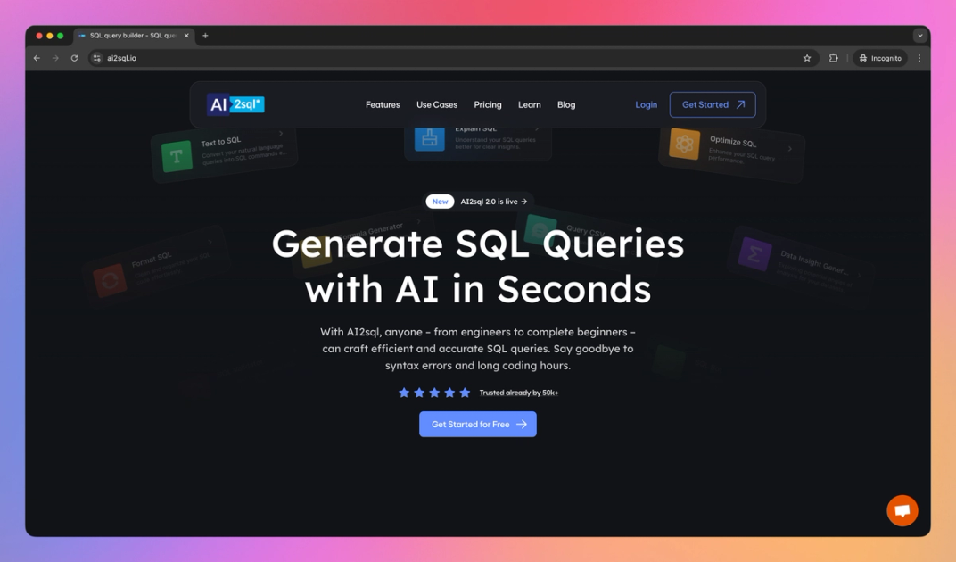 AI2sql Features, Pricing, and Alternatives | AI Tools