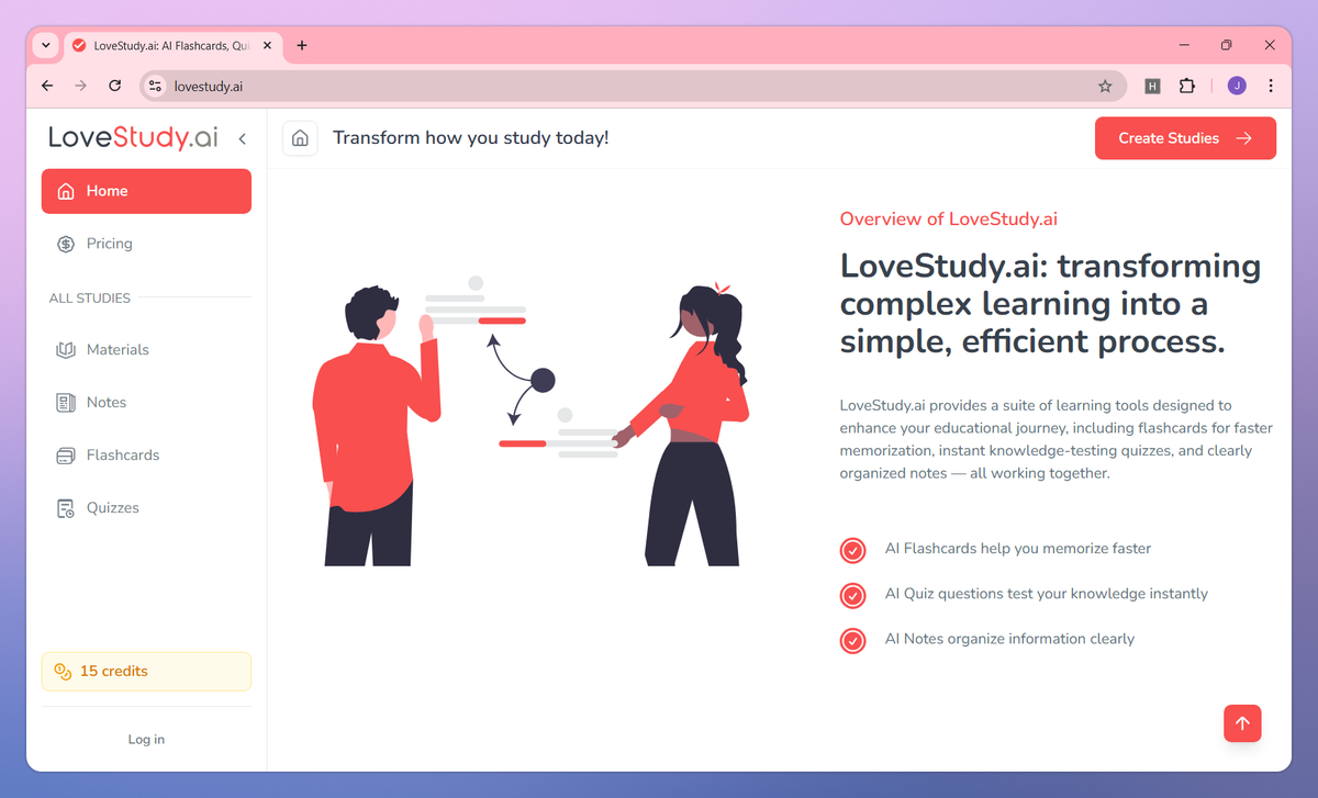 LoveStudy.ai screenshot #2