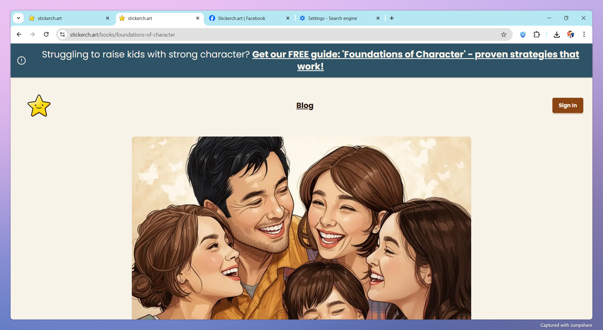 StickerCh.art screenshot