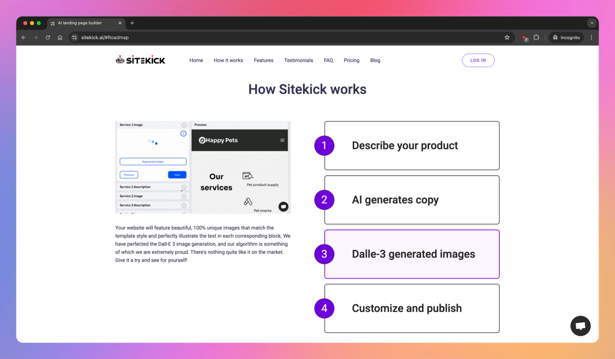 Sitekick AI screenshot #2