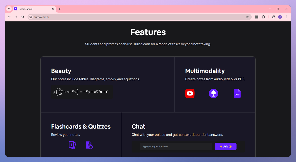 TurboLearn AI screenshot #2