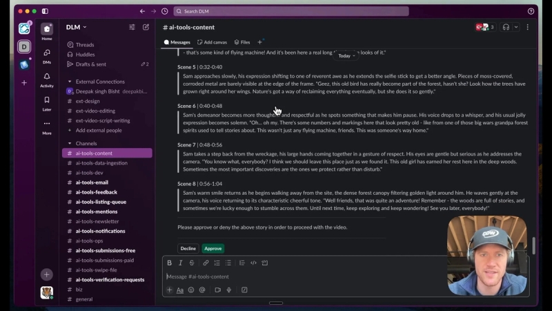 Human in the loop approval process