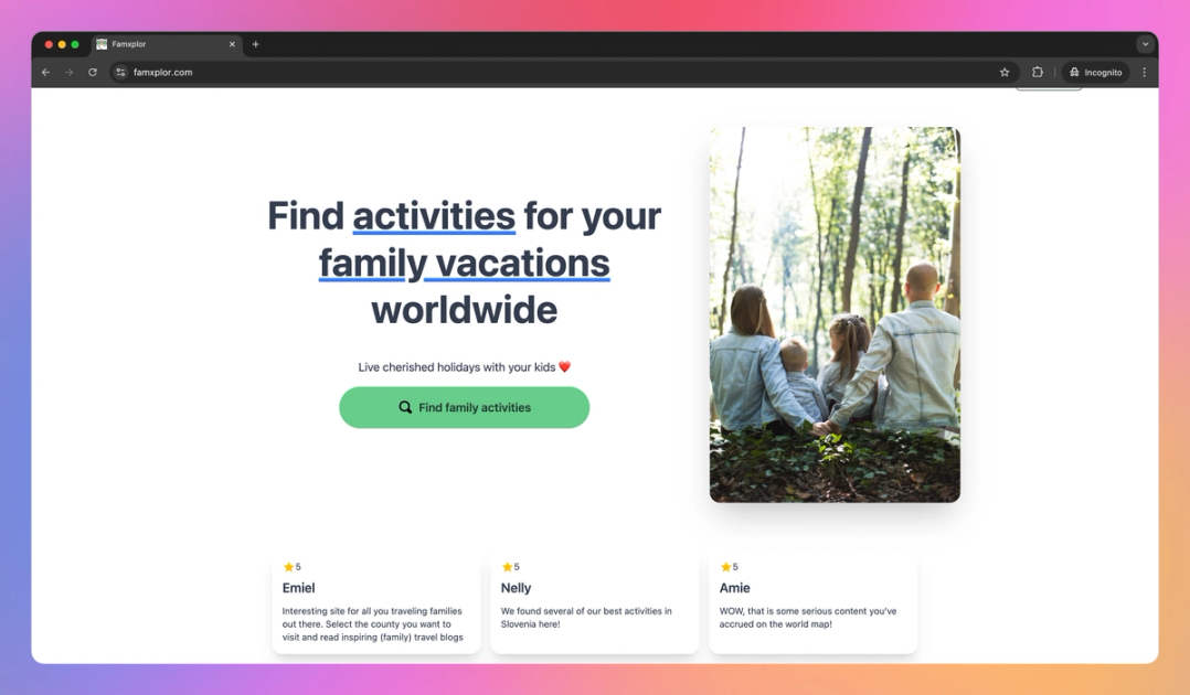 Famxplor Features Pricing And Alternatives AI Tools Famxplor features pricing and alternatives ai tools