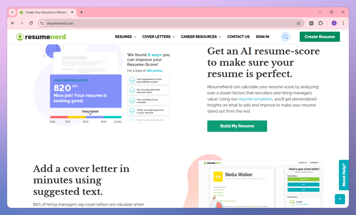 ResumeNerd screenshot #3