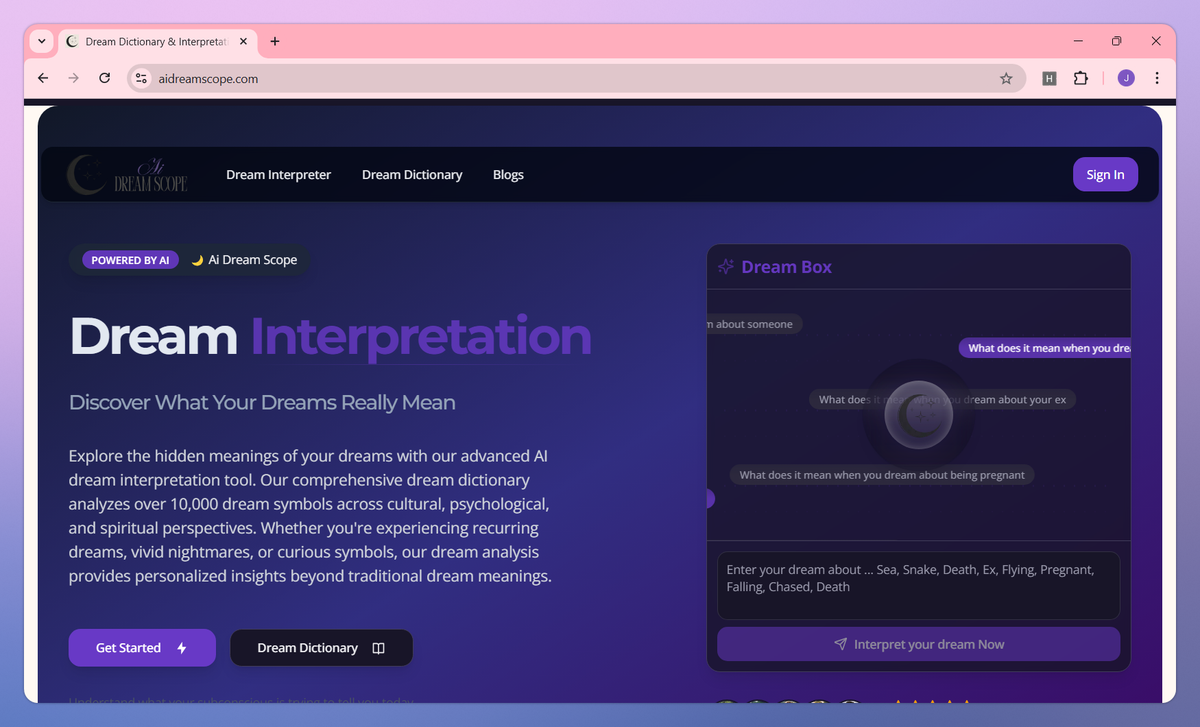 Ai Dream Scope screenshot #1