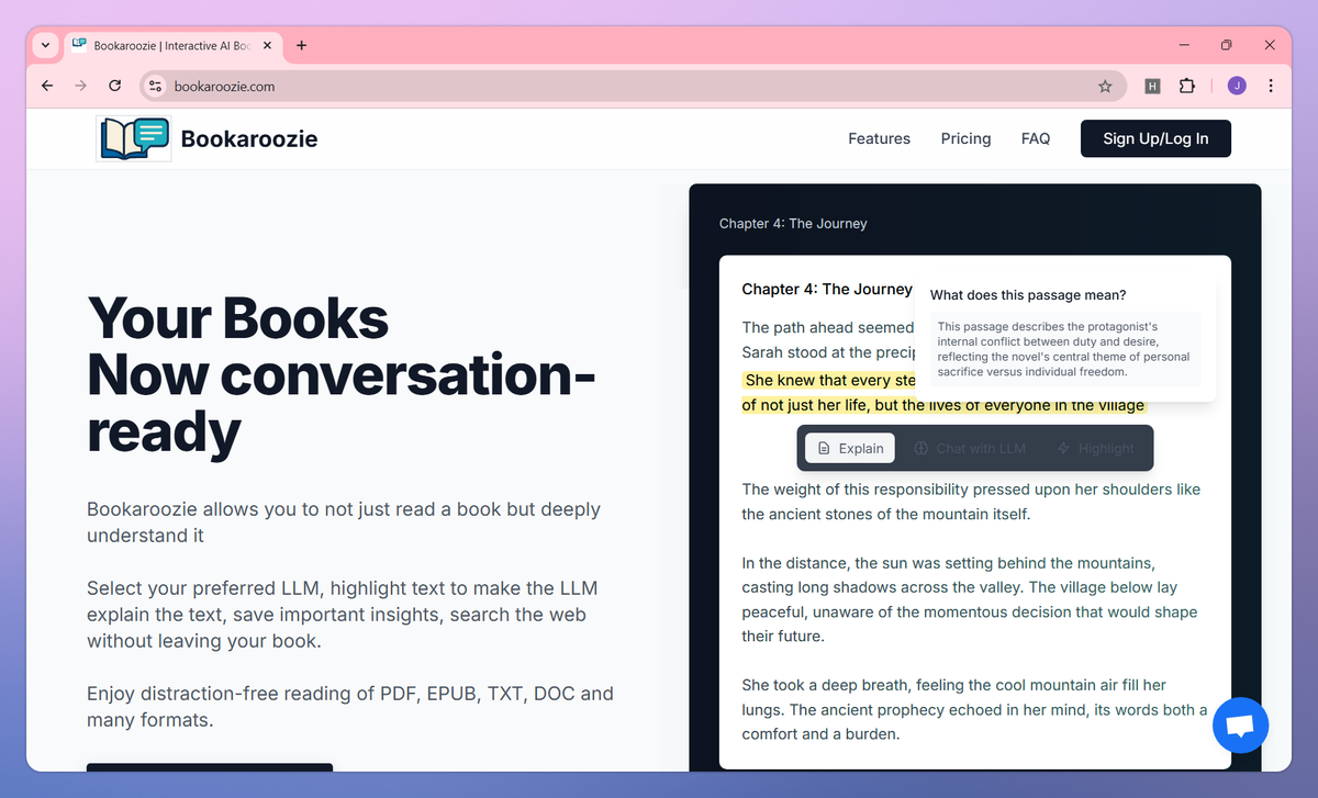 Bookaroozie screenshot #1