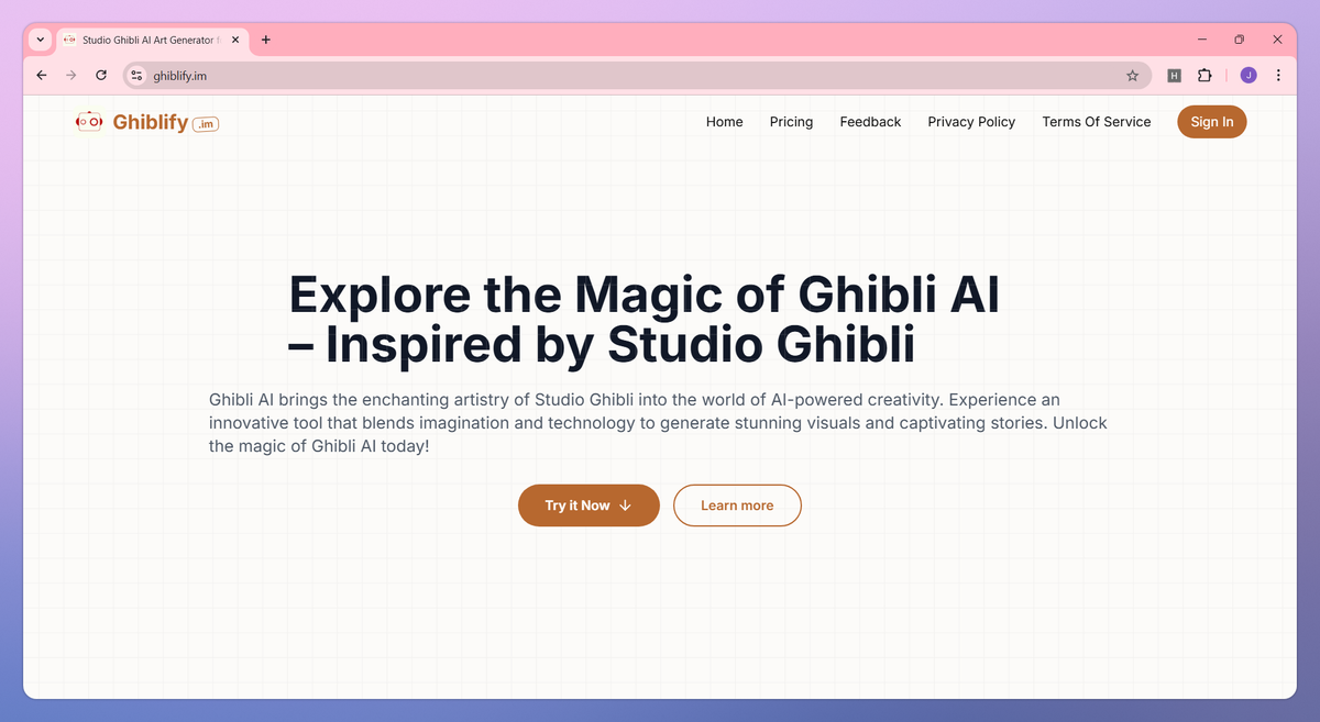 Ghiblify screenshot #1