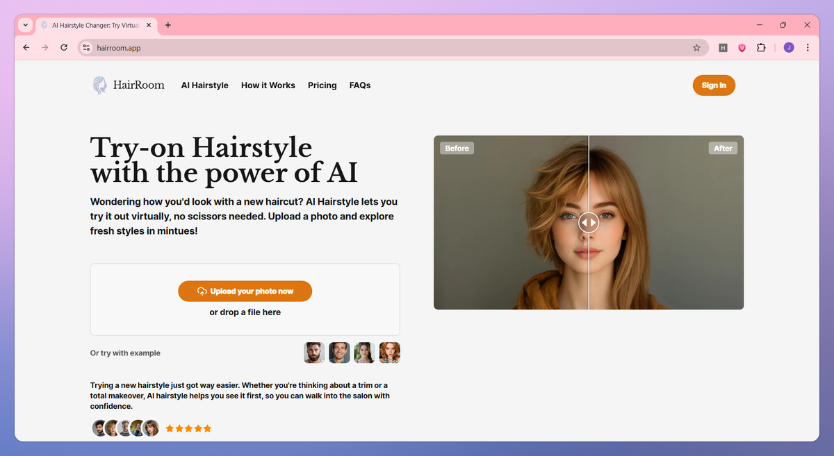AI Hairstyle screenshot #1
