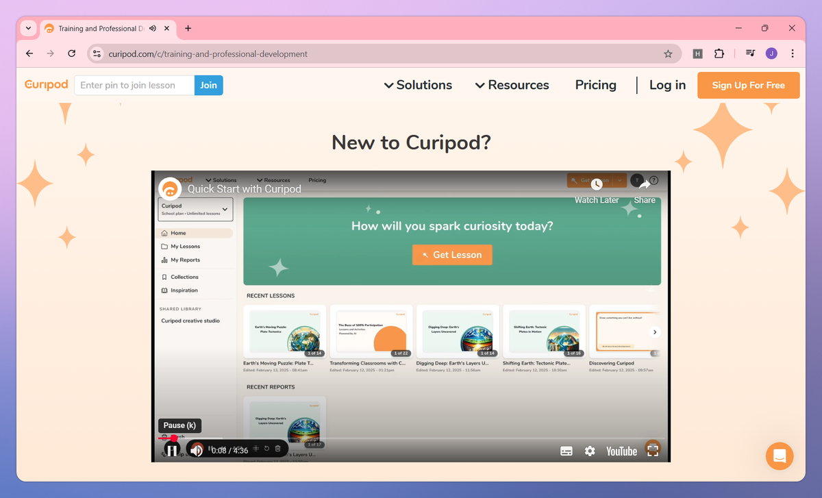 Curipod screenshot #2
