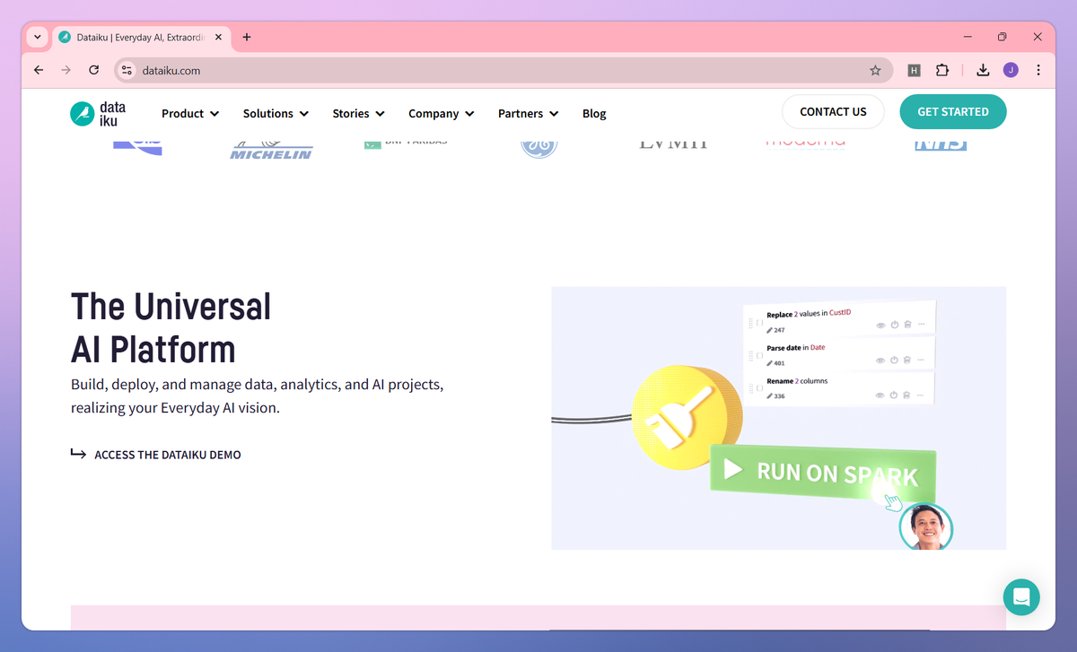 Dataiku screenshot #2