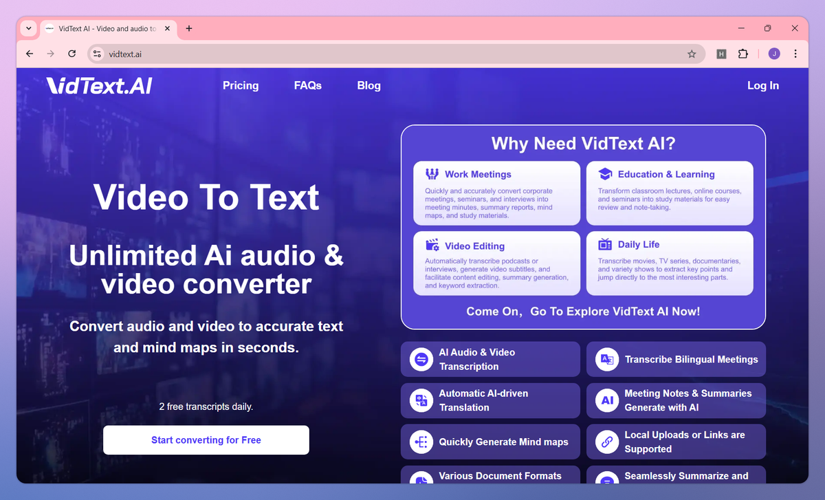 VidText AI screenshot #1