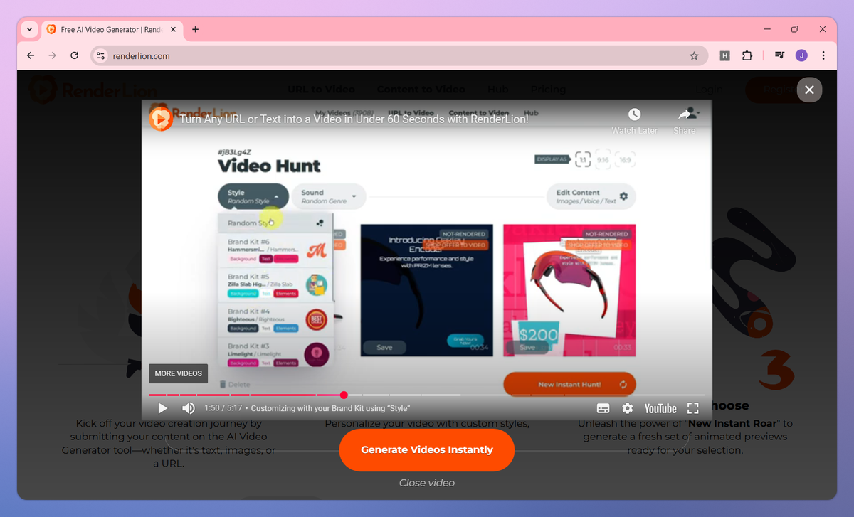 RenderLion screenshot #2