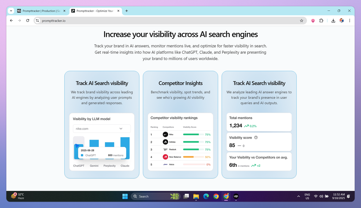 Prompttracker screenshot #3