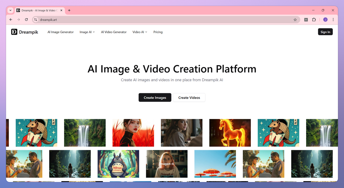 Dreampik screenshot #1