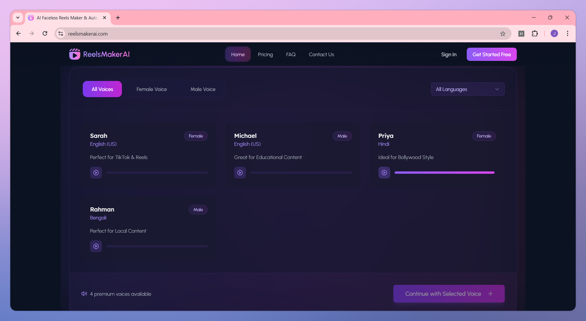 ReelsMakerAI screenshot #2