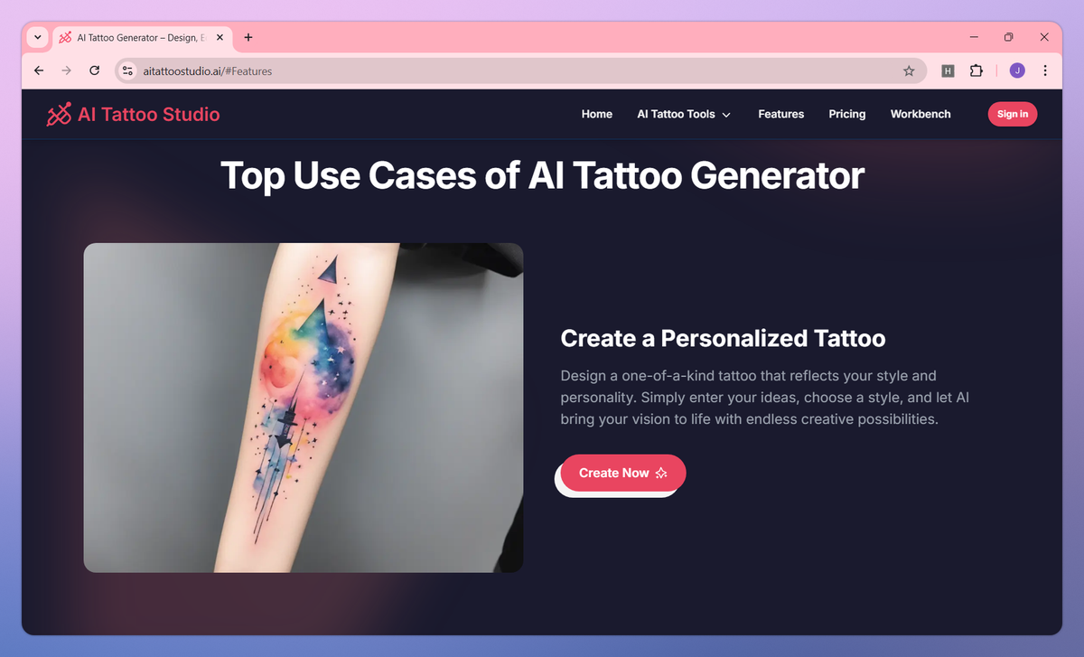 AI Tattoo Studio screenshot #3