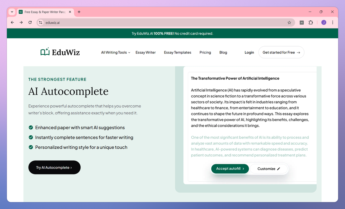 EduWiz AI screenshot #3