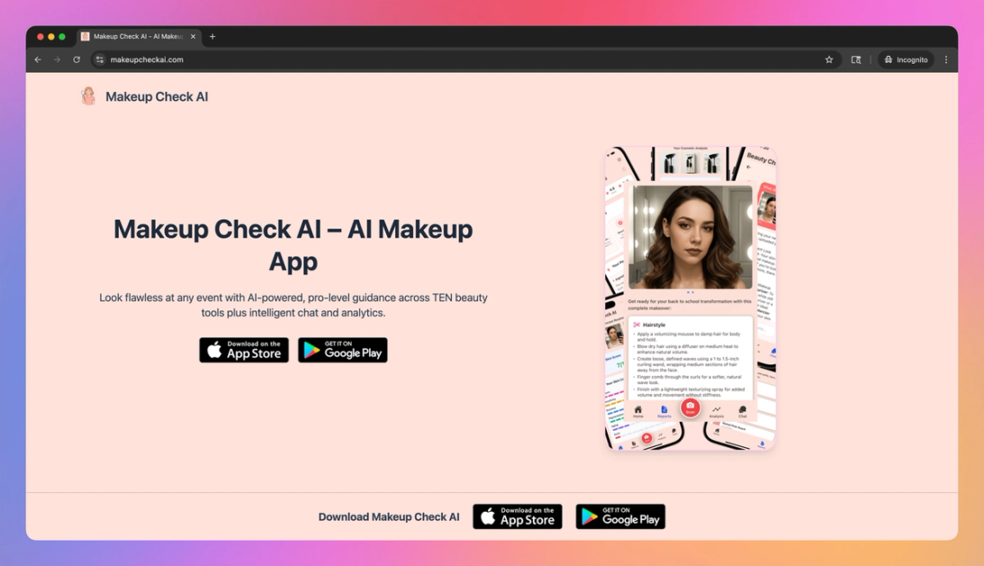Checker Makeup Makeup Check AI Features, Pricing, and Alternatives | AI Tools