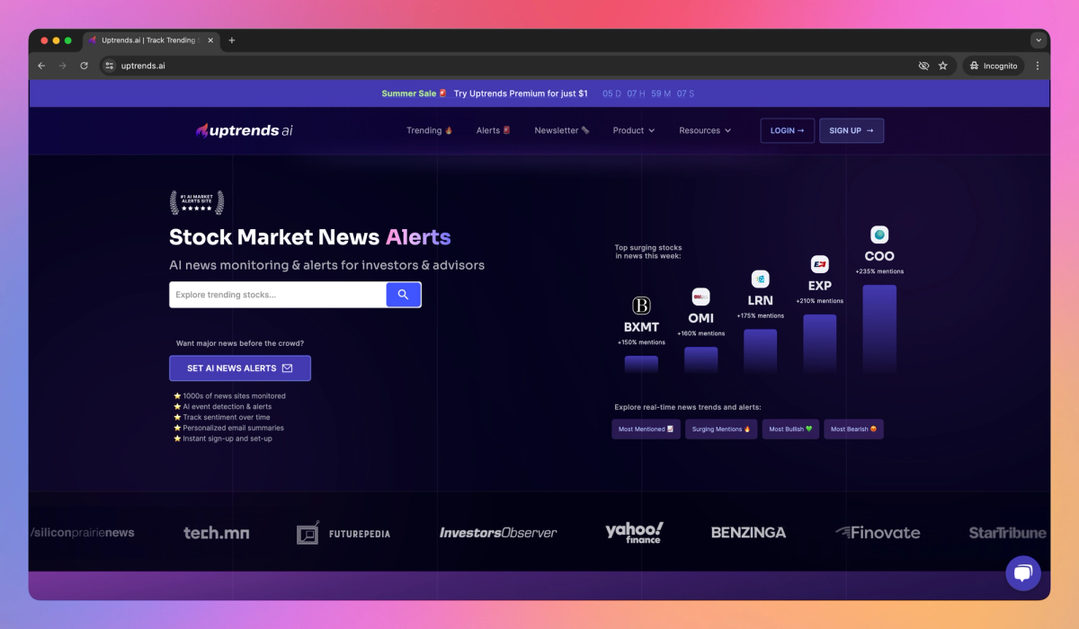 Uptrends.ai screenshot #1