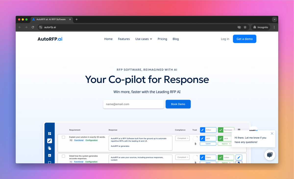AutoRFP AI screenshot #1