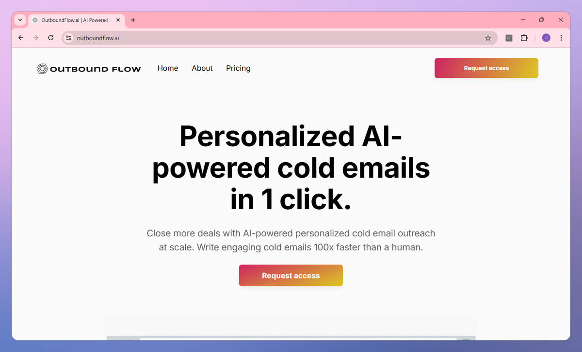 OutboundFlow.ai screenshot #1