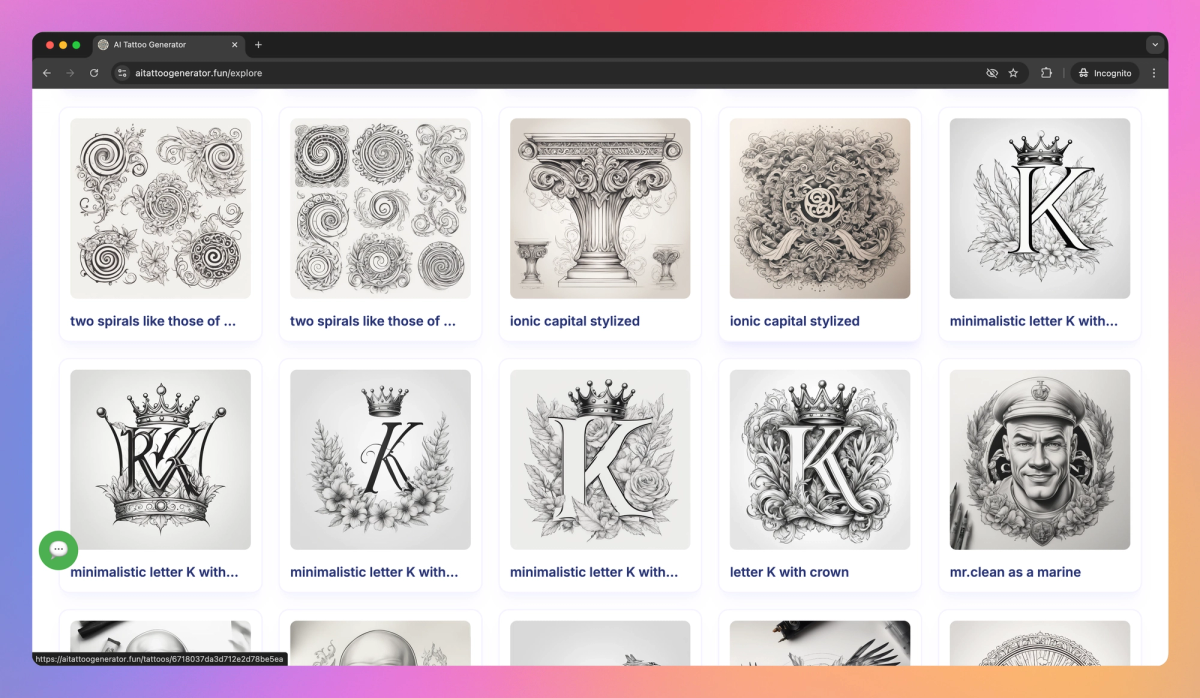 AI Tattoo Generator screenshot #2