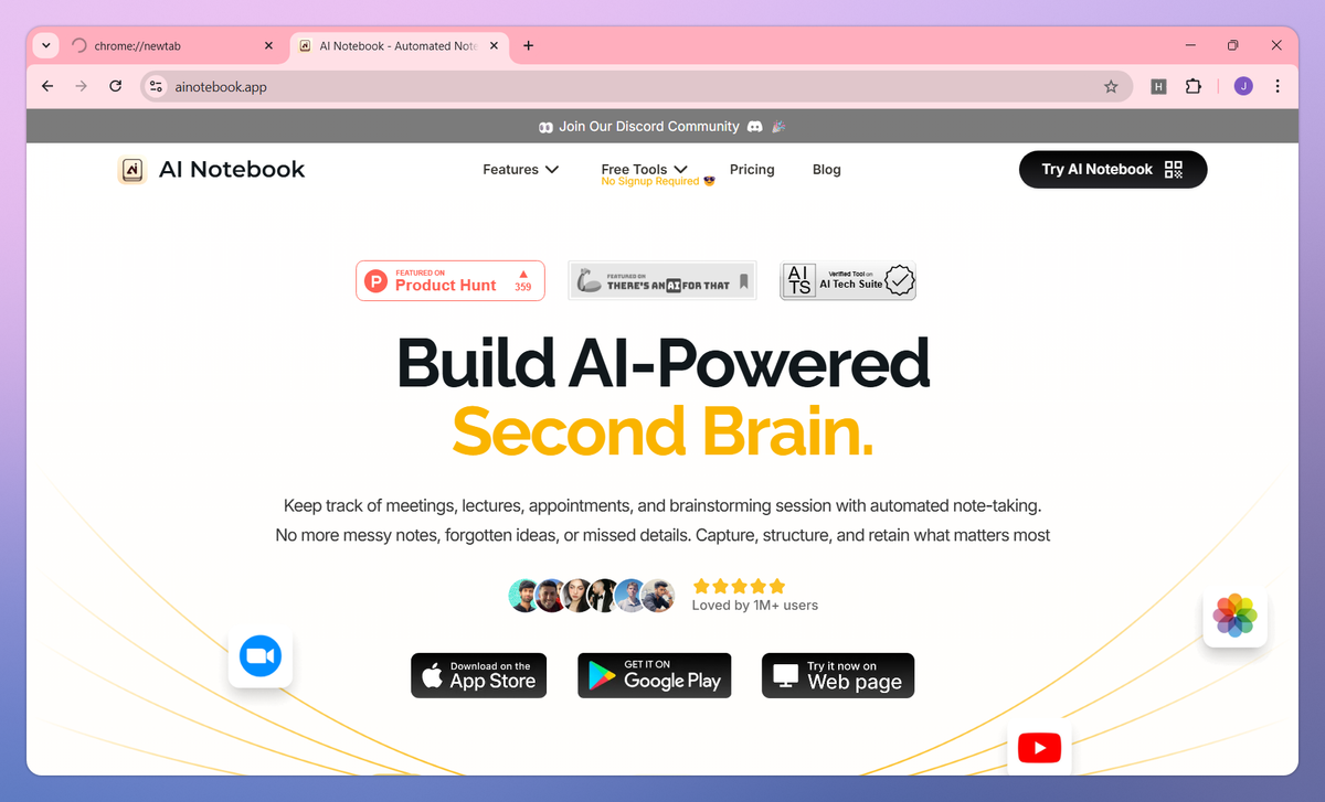 AI Notebook screenshot #1