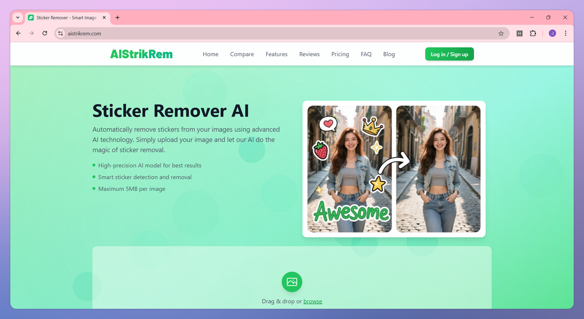 Sticker Remover AI screenshot #1