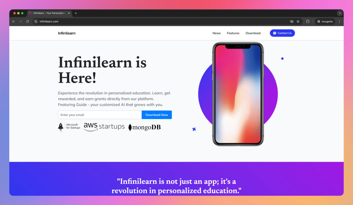 Infinilearn screenshot #1