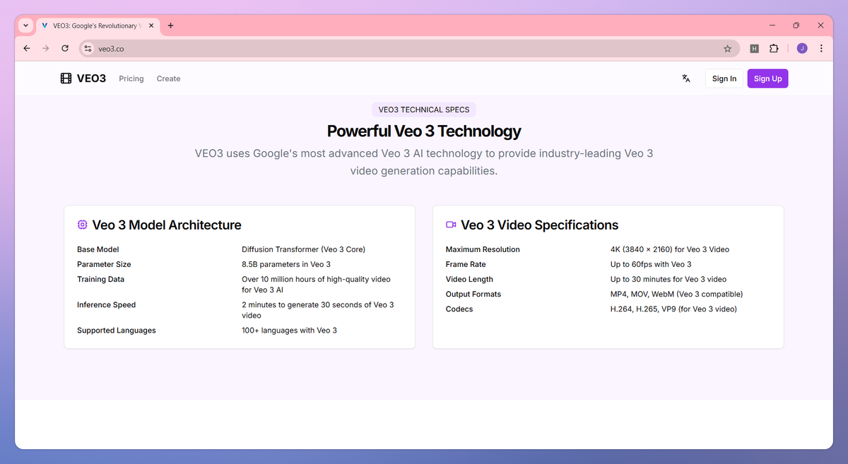 VEO3 screenshot #2