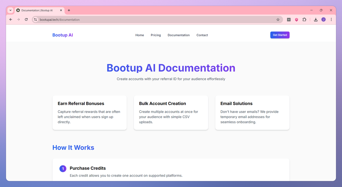 Bootup AI screenshot #2